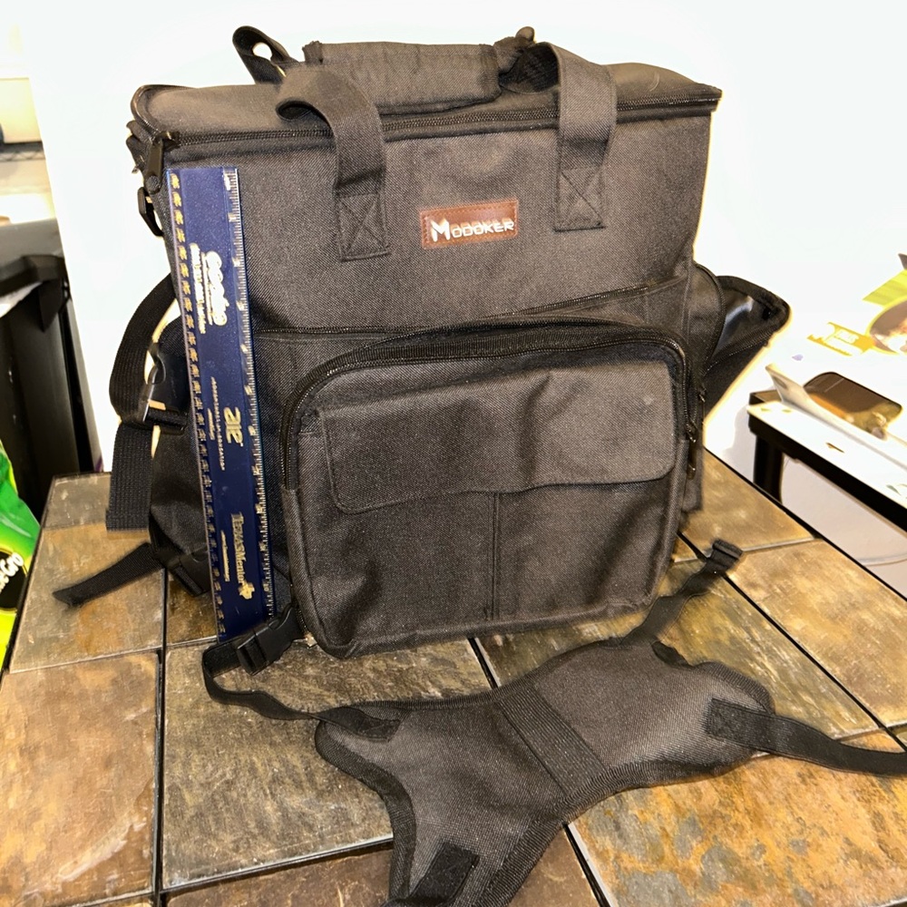 Modoker Black Backpack Travel Bag
